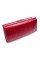 Жіночий шкіряний гаманець лаковий на кнопці HENGHUANG HH-AE1518-RED червоний
