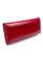 Жіночий шкіряний лаковий гаманець на кнопці з монетницею HENGHUANG HH-AE501-RED червоний