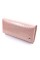 Модный лаковый кошелек из кожи с тиснением  Salfeite F-AE150-1-PINK розовый (пудра)