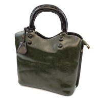 Повседневная женская сумка с ремнем через плечо JZ NS-8034-1 зеленая