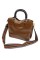Стильная женская сумка с ремнем через плечо JZ NS-8034-3 коричневая 