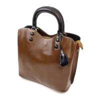  Стильна сумка жіноча з ременем через плече JZ NS-8034-3  коричнева