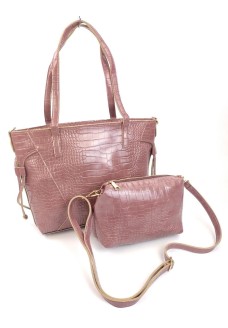 Комплект сумок два в одном для женщин (2 в 1) JZ NS805-3 розовый