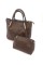 Набор женских сумок из экокожи  JZ NS8606-2  коричневая  