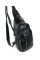 Кожаный мужской рюкзак через плечо JZ NS805  черный