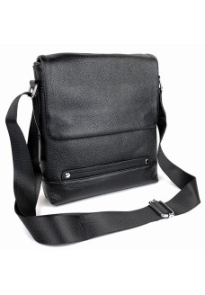 Шкіряна сумка для чоловіків JZ NS81367 чорна