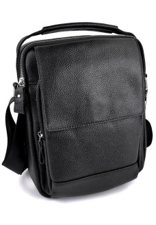 Удобная кожаная сумка для парней JZ NS9747 черная