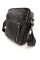 Оригінальна шкіряна чоловіча сумка з ременем через плече JZ NS6618-1 19х22х8см чорна