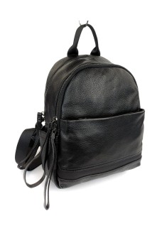 Небольшой рюкзак из кожи для девочек JZ NS131410-1 черный
