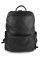 Практичний шкіряний рюкзак унісекс JZ NS11682-1 чорний
