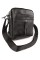 Повседневная небольшая мужская сумка из кожи JZ NS1201-1 черная