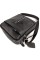 Повседневная небольшая мужская сумка из кожи JZ NS1201-1 черная
