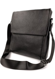 Повседневная сумка для мужчин из кожи JZ NS9168 черная