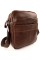 Мужская сумка с ремнем через плечо из кожи  JZ NS8017-4  коричневая