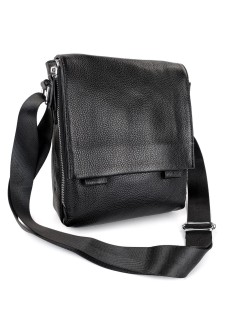 Повседневная сумка - планшет для парней из кожи JZ NS8877 черная