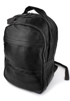 Повседневный рюкзак из кожи унисекс JZ NS333-1 черный