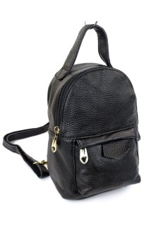 Небольшой рюкзак из кожи для девочек JZ NS013-1 черный