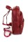 Яркий рюкзак для девушек из натуральной кожи JZ NS1011-2  красный