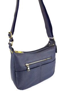 Современная сумка для девушек из кожи JZ NS668-2 синяя