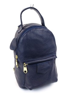 Удобный рюкзак из натуральной кожи для девочек JZ NS013-3 синий