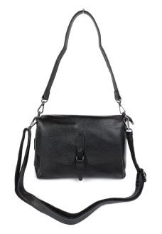 Небольшая женская сумка из кожи JZ NS1933-1 черная