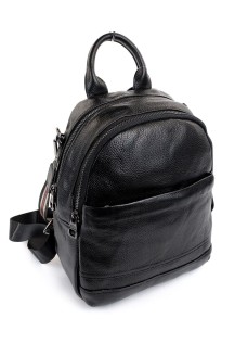 Невеликий шкіряний рюкзак JZ NS-F108-1
   чорний