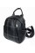 Маленький женский кожаный рюкзак JZ NS87022  черный