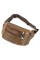  Кожаная сумка на пояс JZ NS2401-5 коричневая