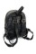 Женский кожаный рюкзак с тиснением под крокодила UC CR71 18х20х15см черный