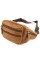  Кожаная сумка - бананка на ремне JZ NS2401-4 коричневая