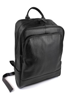 Городской рюкзак из кожи унисекс JZ NS11685-1 черный