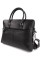 Мужская офисная сумка-портфель из натуральной кожи JZ NS9161-1 38х29х9см черная