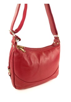 Современная повседневная сумка из кожи для девушек JZ NS669-2 красная
