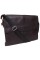 Горизонтальная кожаная сумка формата А4 Alvibag av-102brown коричневая