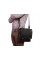Шкіряна сумка з декоративними ремінцями Diamond av-2241 Чорна
