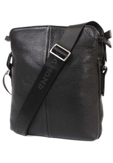 Повседневная сумка планшет из натуральной кожи Diamond 74-4331 black