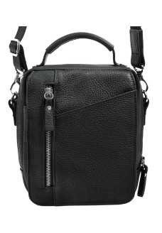 Чоловіча стильна шкіряна сумка Diamond 75-4105 black