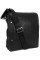 Шкіряна сумка з клапаном через плече формату A4 Diamond av-5555 Чорна