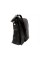 Кожаная сумка с клапаном через плечо формата A4 Diamond av-5555 Черная