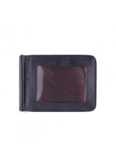Шкіряний затиск для грошей ST Leather (ST451) 98526 Синій