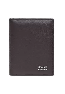 Мужской кожаный кошелёк JZ SB-JZk1010k-brown