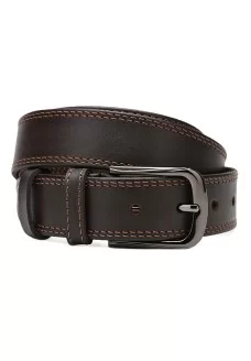 Ремень мужской кожаный 115х3.5 JZ SB-JZCv1gnn1a-115-brown