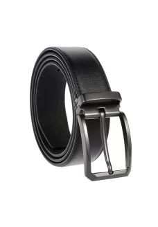 Ремень мужской кожаный 115-125x3.4 JZ SB-JZCV1026-3-black