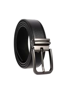 Ремень мужской кожаный 115-125x3.4 JZ SB-JZCV1622-3-black