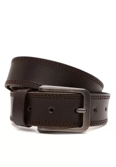 Ремень мужской кожаный 125х4 JZ SB-JZV1125FX18-brown