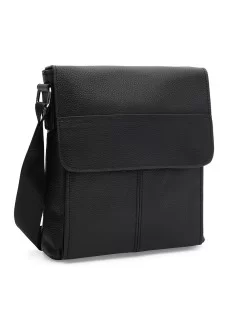 Мужская сумка кожаная JZ SB-JZK13656bl-black