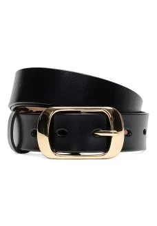 Ремень женский кожаный 100х2,8 JZ SB-JZCV1ZK-008-goldblack