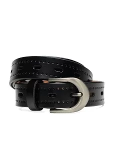 Ремень женский кожаный JZ SB-JZCV1ZK-078-black
