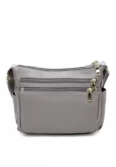 Женская сумка кожаная JZ SB-JZK16008gr-grey