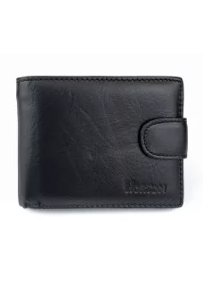 Кошелек для мужчин из кожи Horton H-538-1 (JZ6749) черный